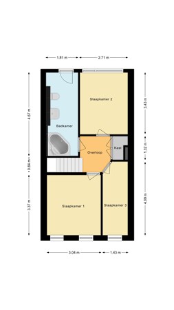 Floorplan - Achtermeulenlaan 27, 1402 SW Bussum